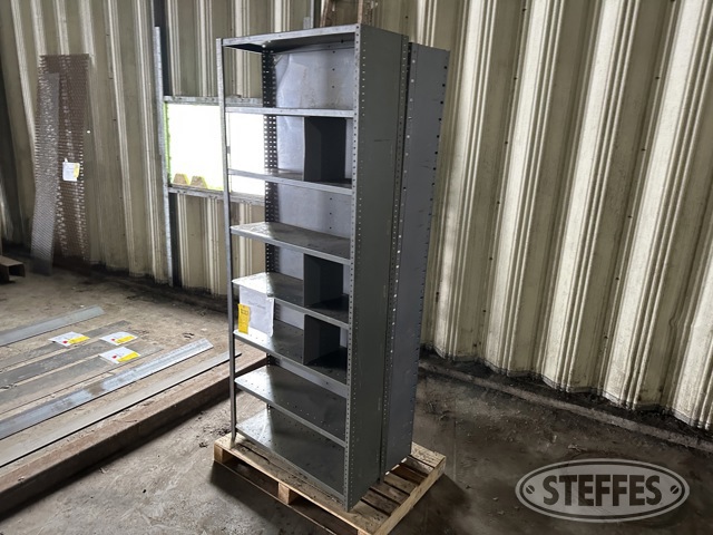 (3) Steel storage racks